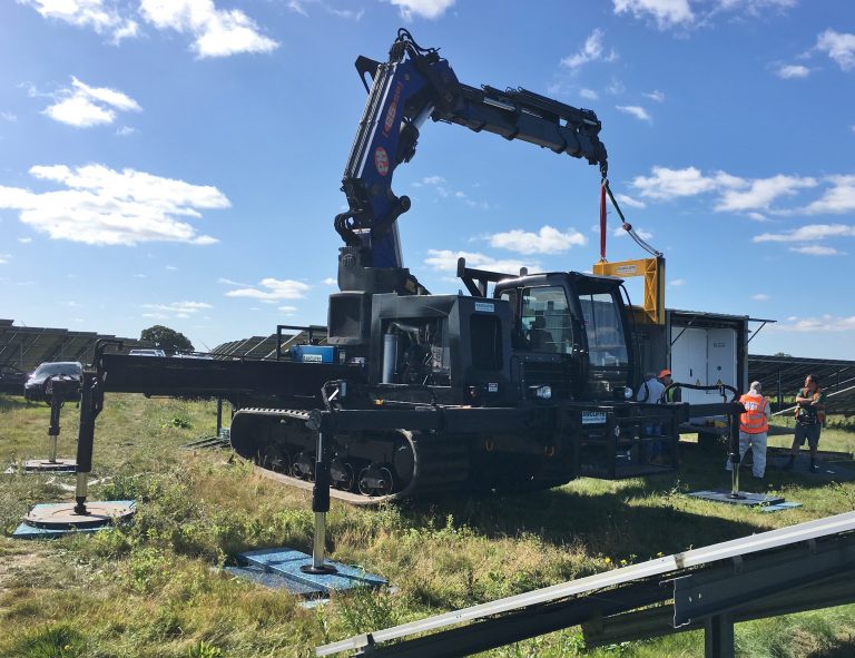 Tracked Machine Mounted With a Crane - JB Rawcliffe & Sons